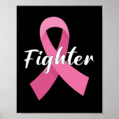 Pink Ribbon Krebs Bewusstsein Brustkrebs kämpfen Poster (Vorne)