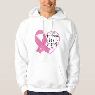 Pink Ribbon Krieger Brustkrebs-Hoodie Hoodie