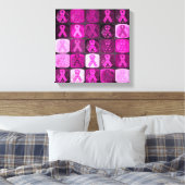 Pink Ribbon, Leinwand des Brustkrebs (Insitu (Schlafzimmer))