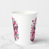 Pink Ribbon Paper cup Pappbecher (Links)