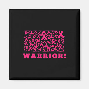 Pink Ribbon Staat Kansas Ks Brustkrebs bekämpfen S Magnet