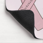 Pink Ribbon Survivor/Held - Mousepad (Ecke)