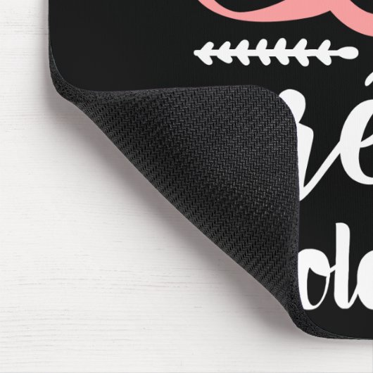 Pink Ribbon Survivor Kämpfen Brustkrebs Maus Mousepad (Ecke)