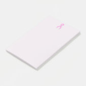 Pink Ribbon Survivor Post-it Klebezettel (angewinkelt)