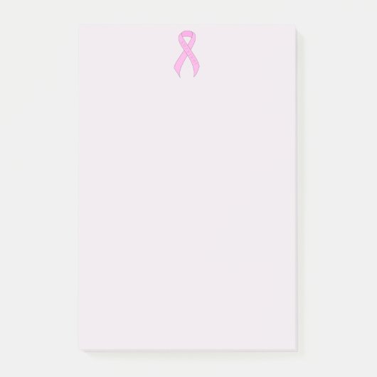 Pink Ribbon Survivor Post-it Klebezettel (Vorderseite)