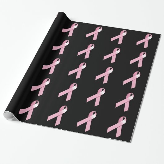 Pink Ribbon unterstützt das Bewusstsein für Brustk Geschenkpapier (Ungerollt)