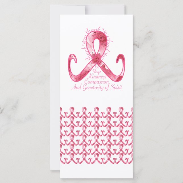 Pink Ribbon Vielen Dank (Vorderseite)