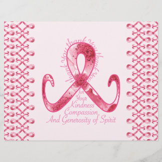 Pink Ribbon Vielen Dank Flyer