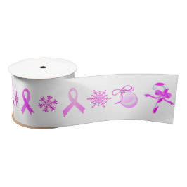 Pink Ribbon Weihnachten Satinband