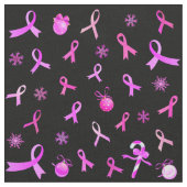 Pink Ribbon Weihnachten Stoff (Nahaufnahme)