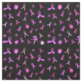 Pink Ribbon Weihnachten Stoff