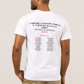 pink_ribbon, WIRKLICHE HERRENBEKLEIDUNG P NK! T-Shirt (Rückseite)
