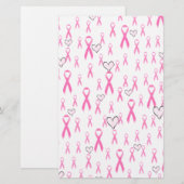 Pink Ribbons, ich kümmere mich!_ Briefpapier (Vorne/Hinten)