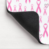 Pink Ribbons, ich kümmere mich!_ Mousepad (Ecke)