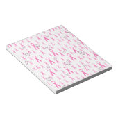 Pink Ribbons, ich kümmere mich!_ Notizblock (angewinkelt)