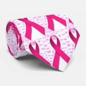 Pink Ribbons of Hope_ Krawatte (Gerollt)