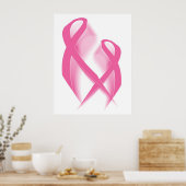 Pink Ribbons Poster (Küche)