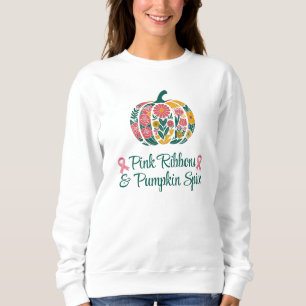 Pink Ribbons & Pumpkin Gewürz - Halloween Sweatshirt