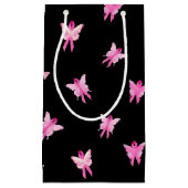 Pink Ribbons Schmetterlinge für Überlebende Kleine Geschenktüte (Vorderseite)