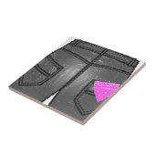 Pink Right Hanky Fliese (Seite)
