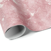 Pink Rissiger Geburtstag Geschenkpapier (Rolleneckpunkt)