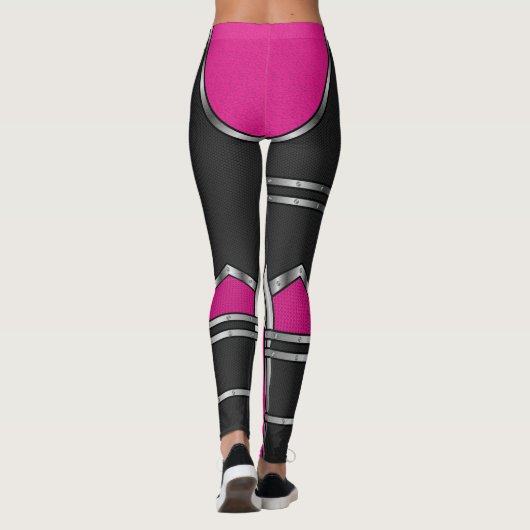 Pink Robot Armor Leggings (Rückseite)