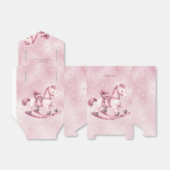 Pink Rocking Horse Gefälligkeitsbox Geschenkschachtel (Ungefaltet)