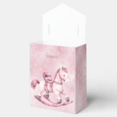 Pink Rocking Horse Gefälligkeitsbox Geschenkschachtel (Geöffnet)