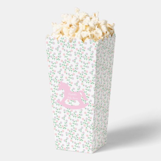 Pink Rocking Horse Girl Baby Shower Geschenkschachtel (Geplatzt)