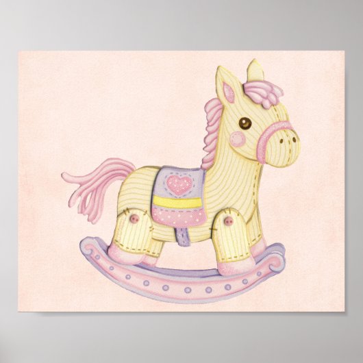 Pink Rocking Horse Poster (Vorne)