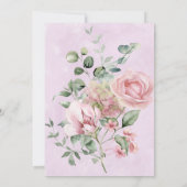 Pink Rockstar Geburtstagsfeier Einladung (Rückseite)