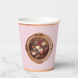 Pink Rokoko Coquette Floral Marie Antoinette Party Pappbecher