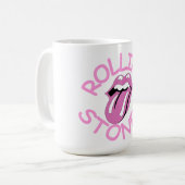 Pink Rolling Stones Kaffeetasse (Vorderseite Links)