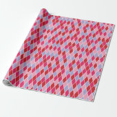 Pink Romantic and Feminine Harlequin Geschenkpapier (Ungerollt)