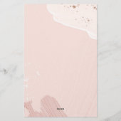 Pink Romantisches Papier für Wasserfarben (Rückseite)