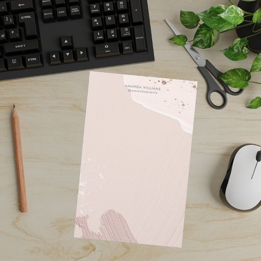 Pink Romantisches Papier für Wasserfarben