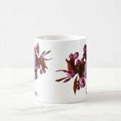 Pink rosa Rosa Blume boho C Kaffeetasse (Mittel)