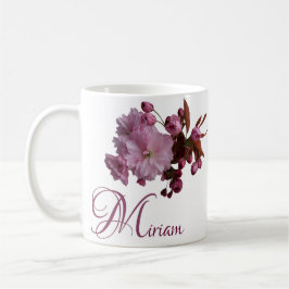Pink rosa Rosa Blume boho C Kaffeetasse