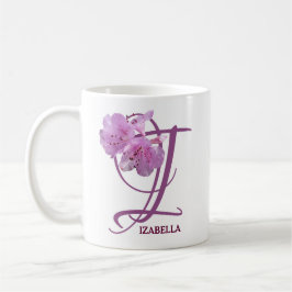 Pink rosa Rosa Blume boho Kaffeetasse