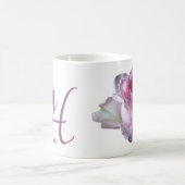 Pink rosa rosa Blume boho Kaffeetasse (Mittel)