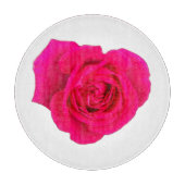 Pink Rose #4 Schneidebrett (Vorderseite)