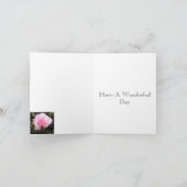 Pink Rose, 53. Hochzeitstag Karte (Innenseite)