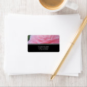 Pink Rose Address Labels Adressaufkleber (Insitu)