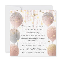 Pink Rose Ballon Sweet 16. Bridal White Bridal