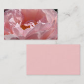 Pink Rose Blume Business Cards Blumenstrauß Visitenkarte (Vorne/Hinten)