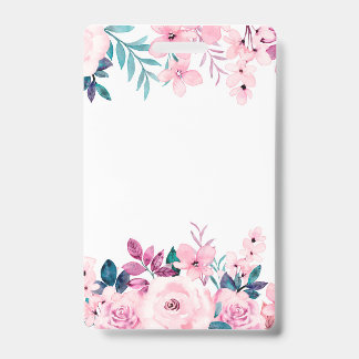 Pink Rose Blume Frühling Blumen Schönes Design Ausweis