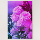 Pink Rose Bouquet Puzzle (Vertikal)