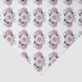 Pink Rose Bouquet Seidenpapier (Ausschnitt)