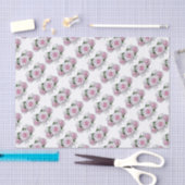 Pink Rose Bouquet Seidenpapier (Handwerk)