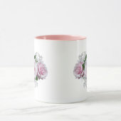 Pink Rose Bouquet Tasse (Zentrum)